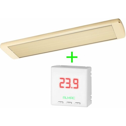 Инфракрасный обогреватель Алмак ИК-5 500 Вт бежевый с терморегулятором Almac IMA 10 459000₽