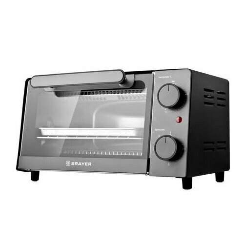 Мини-печь BRAYER BR2600 1200Вт 9л 2 режима черный 1240000₽