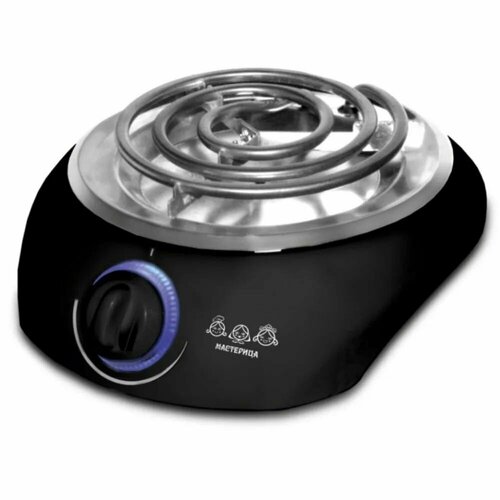 Электрическая настольная плитка плита Мастерица ES-0101 черная 201100₽
