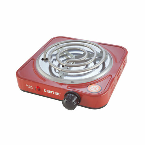 Плитка электрическая 1КОНФ настольная 1000ВТ ТЭН диам 140ММ CENTEK 191200₽