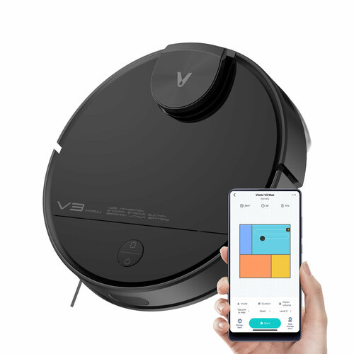 Робот-пылесос Xiaomi Viomi Robot Vacuum V3 Max (V-RVCLM27B) робот пылесос xiaomi viomi v3 max v rvclm27a