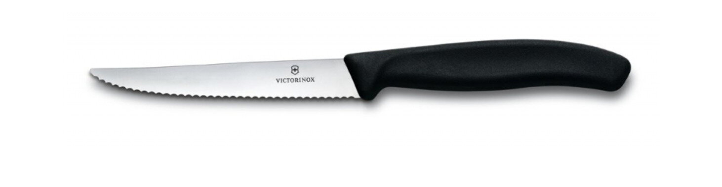 Нож Victorinox Swiss Classic для стейка черный 6.7233.20 - фото №4