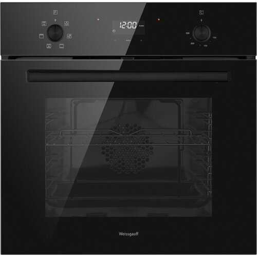 Электрический духовой шкаф Weissgauff EOV 676 SB Black Edition конвекция и гриль 60 см 3 года гарантии 3059000₽