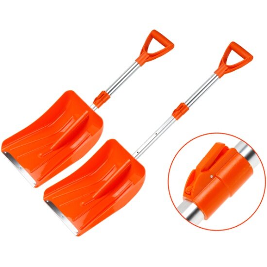 Лопата для уборки снега Startul автомоб. с телескоп. рукояткой 240х340мм MASTER ST9058