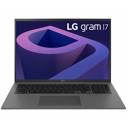 170 ноутбук LG Gram 17 2022 Dark Silver 17Z90Q-K AAC7U1 WQXGA 2560x1600 i7 1260P 16 Gb LPDDR5 512gb SSD M2 Intel Iris Xe Graphics Win11 Home 17250000₽