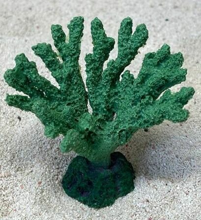 Grotaqua Цветной коралл зеленый Коралл акобария, 9*5*7 см