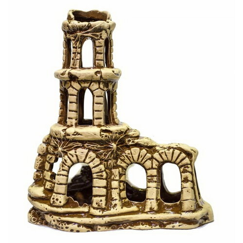 Аква Лого Декорации для аквариума Колокольня 24x13x28см 1511₽