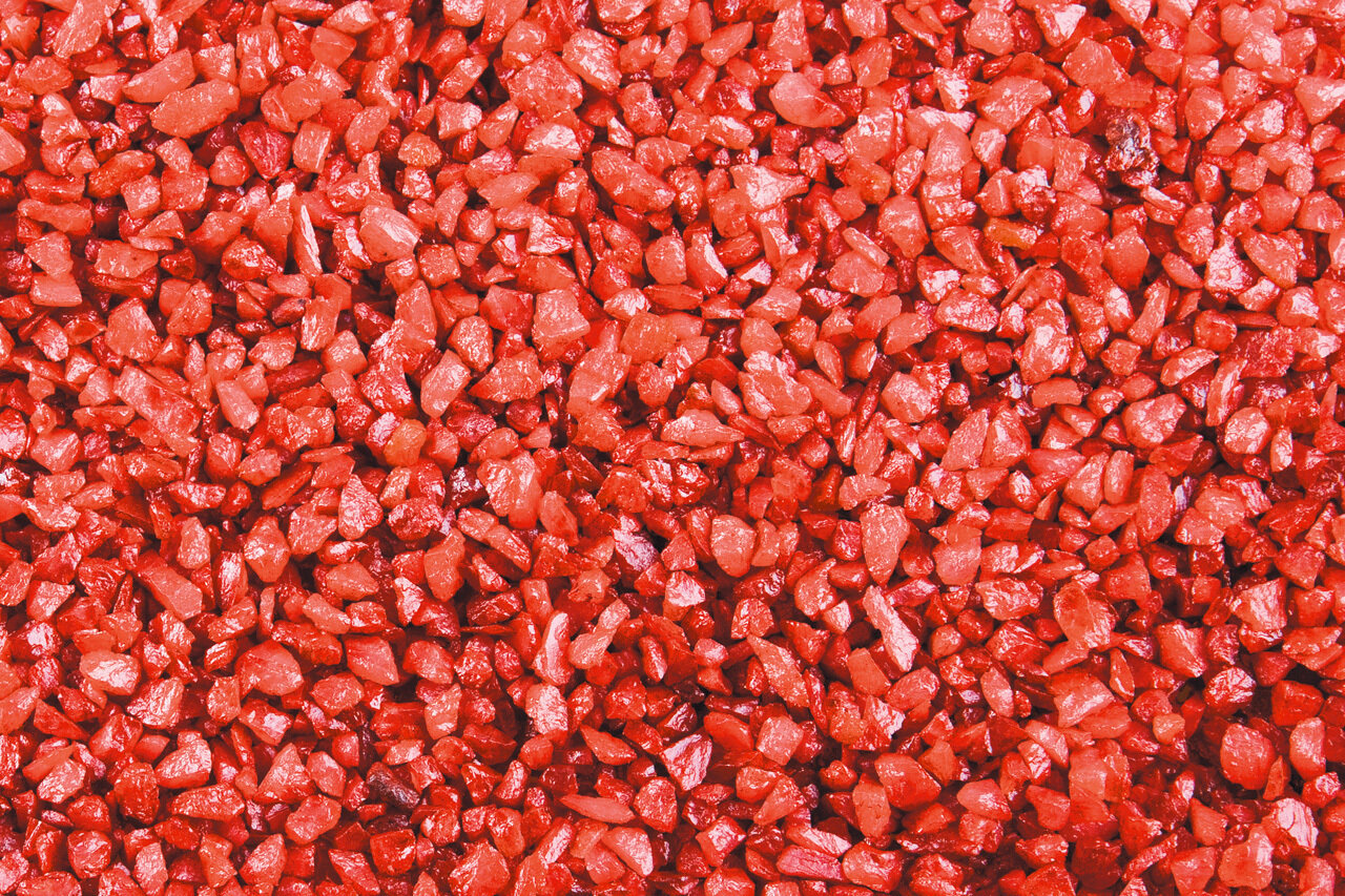 Грунт Вака природный крашеный "Красный металлик", 1 кг