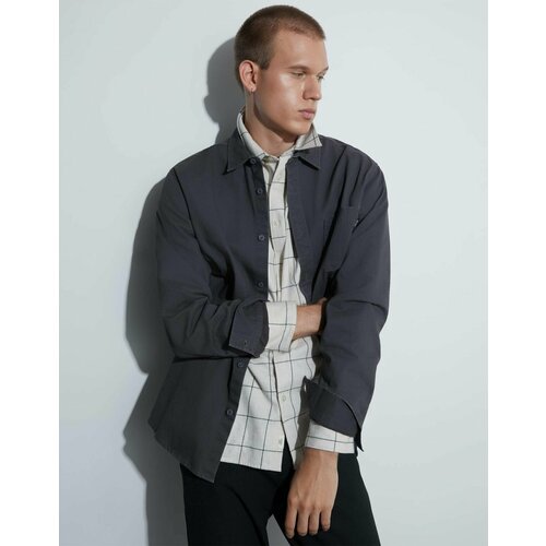 фото Рубашка gloria jeans, размер xs (40-42), серый