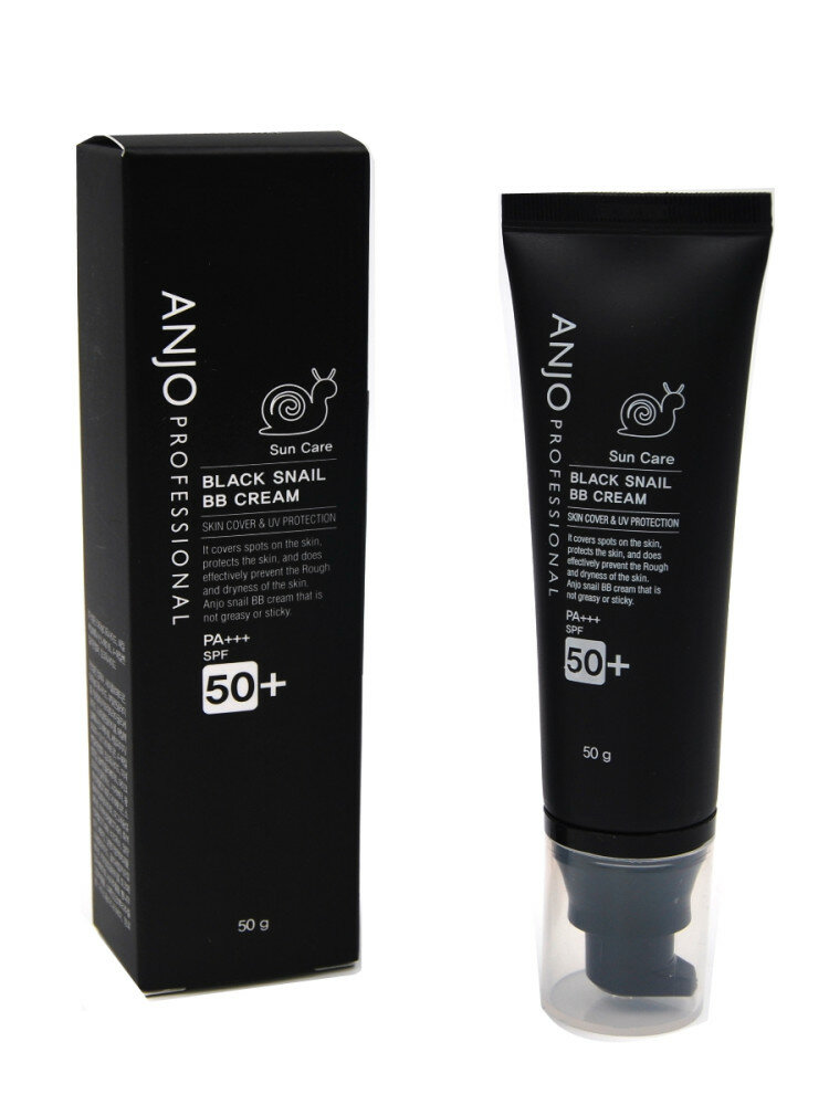 Anjo Professional BB-крем для лица тонирующий с экстрактом муцина черной улитки РА+++ SPF 50+ 50 мл