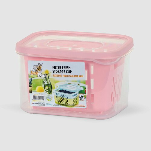 Контейнер-дуршлаг Akay для фруктововощей 16 л контейнер для хранения 796₽