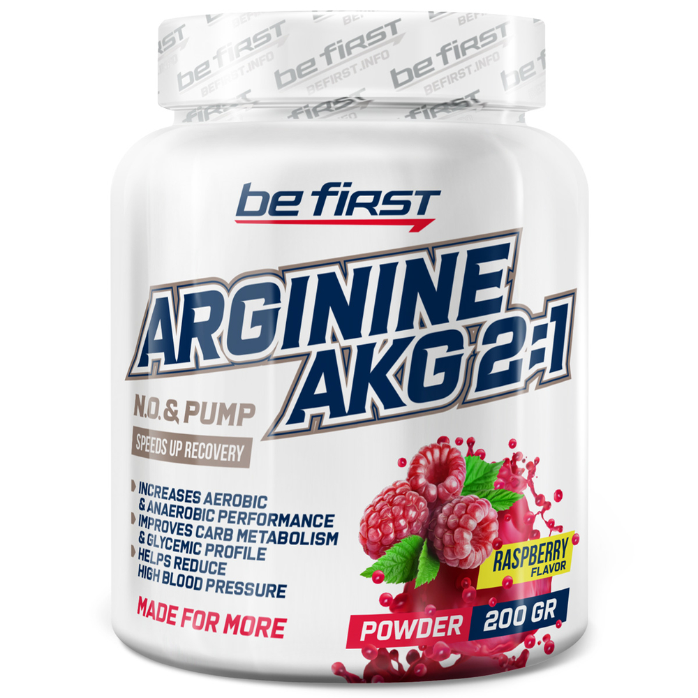 Be First Arginine AKG 2:1 (200 гр) (малина)
