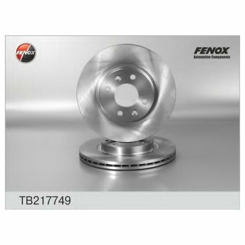 FENOX TB217749 (230549 / 4020600Q0E / 4020600Q0E) диск тормозной передний вентилируемый Renault (Комплект 2 штуки)
