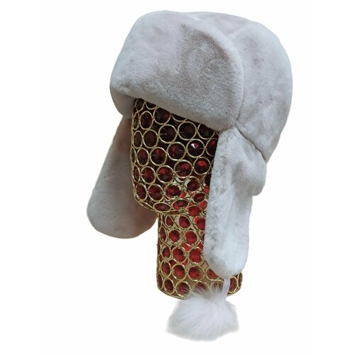 Шапка ушанка SCANDZA зимняя, размер 54/58, розовый