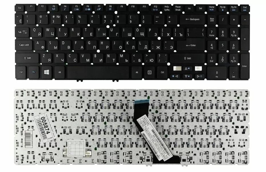 Клавиатура ACER Timeline Ultra M3-581 черная