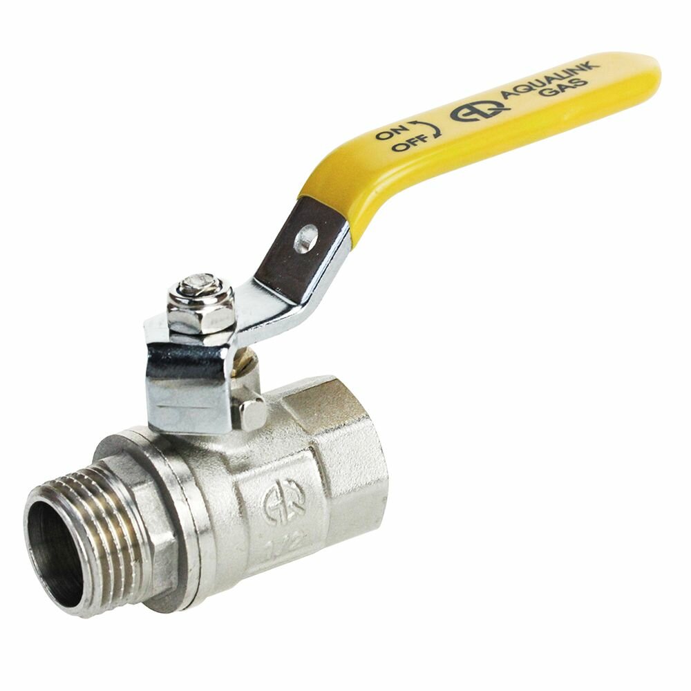 кран шаровый для газа 1/2" в/н ручка mp-у Masterprof - фото №2