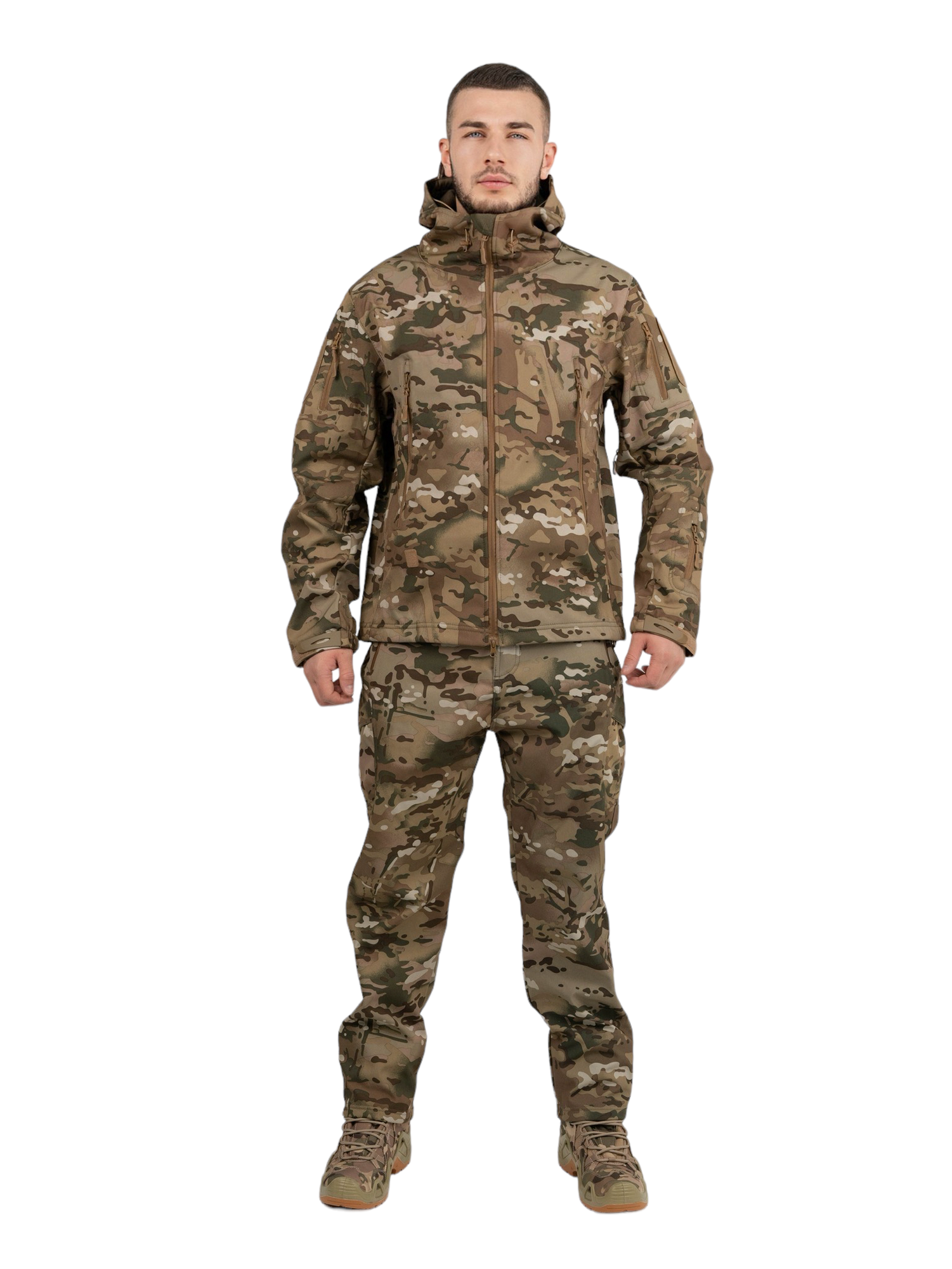 Костюм тактический Softshell камуфляж M