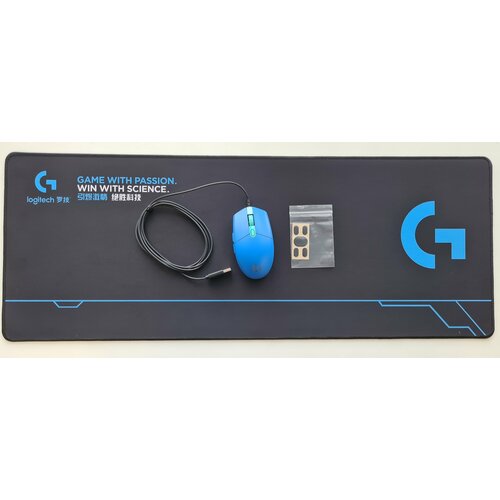 Комплект Мышь Logitech G102 синяя Коврик Противоскользящие коньки 295000₽