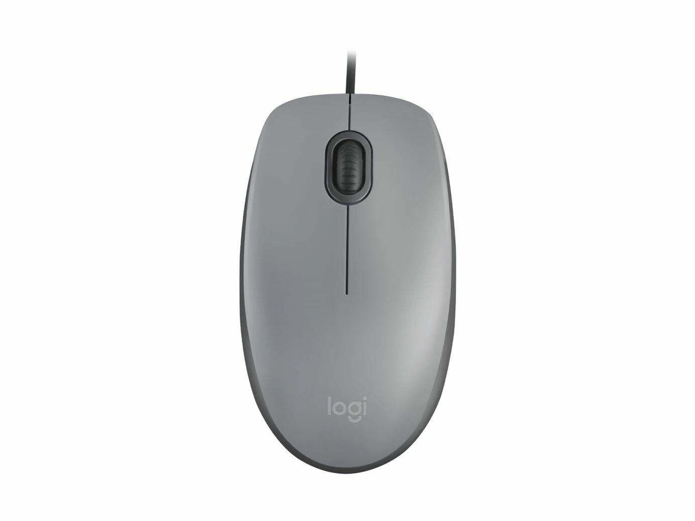 LOGITECH Мышь проводная M110 - серый