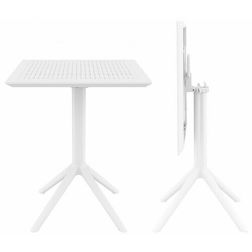 Стол пластиковый складной Siesta Sky Folding Table 60 Белый