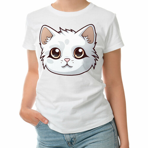 фото Футболка roly, размер l, белый