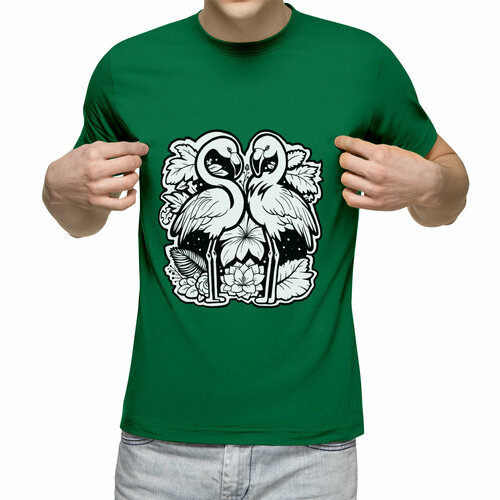 Футболка Us Basic, размер XL, зеленый мужская футболка влюбленные жабки m зеленый
