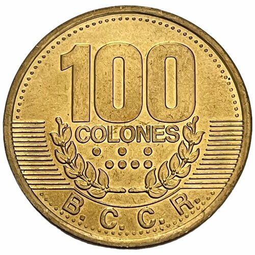 Коста-Рика 100 колонов 1995 г. 25 колонов 1995 коста рика из оборота