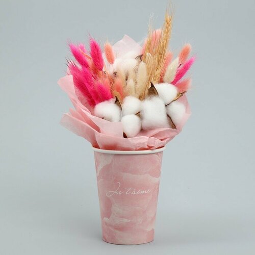 Стакан для цветов Мрамор 350 мл 10 штук 419₽