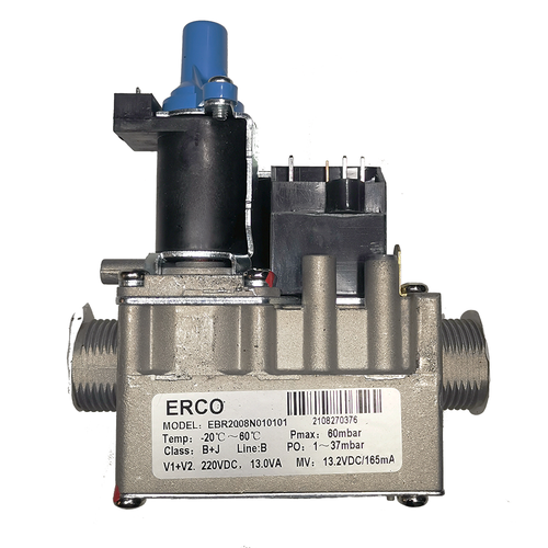 газовый клапан erco mod ebr2008n 230vac переменный ток elsotherm aa10030003 mizudo aa 01 03 0001 Газовый клапан, газовая арматура ERCO 3/4 EBR2008N для KOREASTAR Premium, Bravo, KS90299008