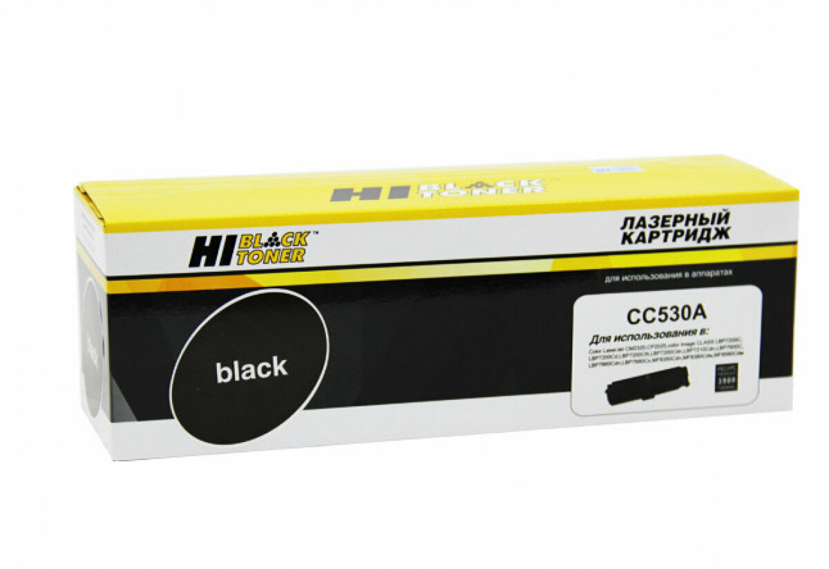 Картридж лазерный Hi-Black Cc530a/ 718 для HP CLJ CP2025/CM2320/Canon Lbp7200, Bk, 3.5K