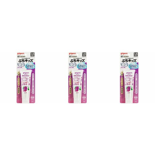 Pigeon Зубной гель с ароматом винограда с 15 лет 50 г 3 шт 2308₽