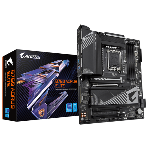Материнская плата Gigabyte B760 AORUS ELITE Soc-1700 Intel B760 4xDDR5 ATX AC97 8ch71 25Gg RAIDHDMIDP 2165200₽