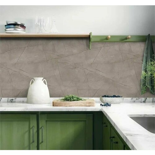 Фартук для кухни на стену 3000х600 мм, Каспий бронза