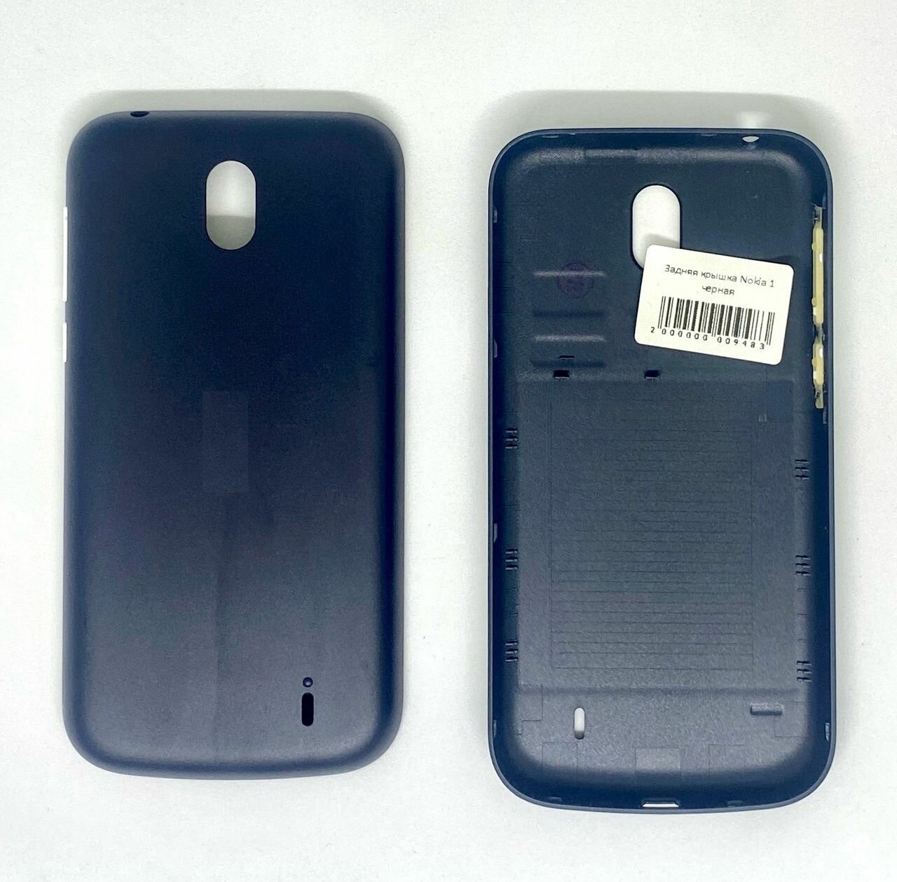 Задняя крышка матовая для Nokia 1 черный