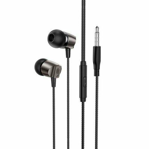 Наушники Borofone BM66 New sound вакуумные микрофон Jack 35 мм кабель 12 м чёрные комплект из 6 шт 183500₽