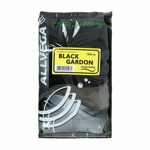 Прикормка Allvega Team Allvega Black Gardon, черная плотва, 1 кг (комплект из 6 шт)