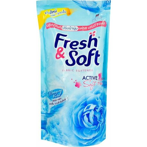 Кондиционер для белья Lion Thailand Fresh&Soft Утренний Поцелуй 600мл х 2шт