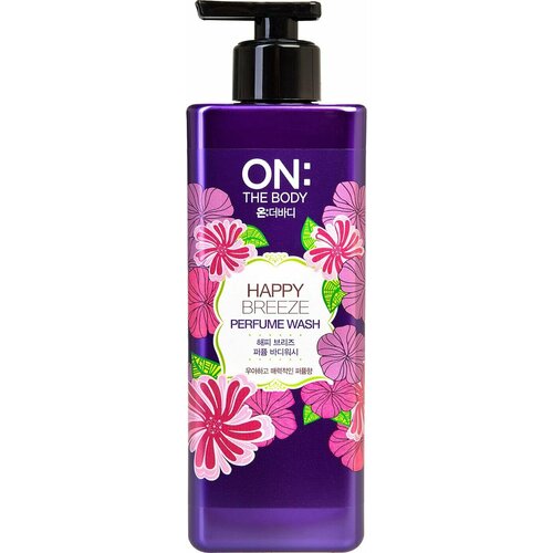 On The Body / Гель для душа On The Body Happy Breeze парфюмированный 500мл 3 шт
