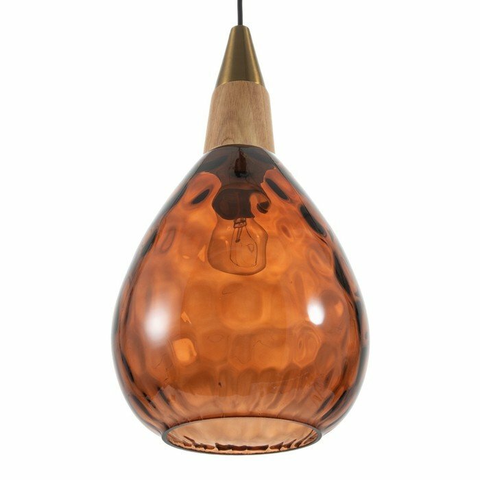 фото Светильник "Бачеири" E27 40Вт черный-кофе 20х20х38-138 см