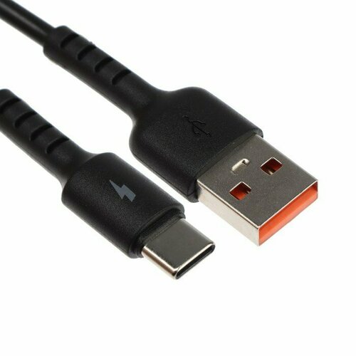 Кабель Exployd EX-K-1263, Type-C - USB, 3 А, 1 м, зарядка/передача данных, силикон, (комплект из 10 шт) черный