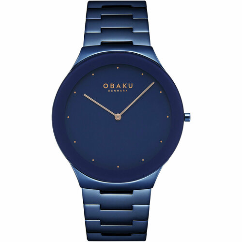 Наручные часы OBAKU V290GXLLSL, синий, золотой