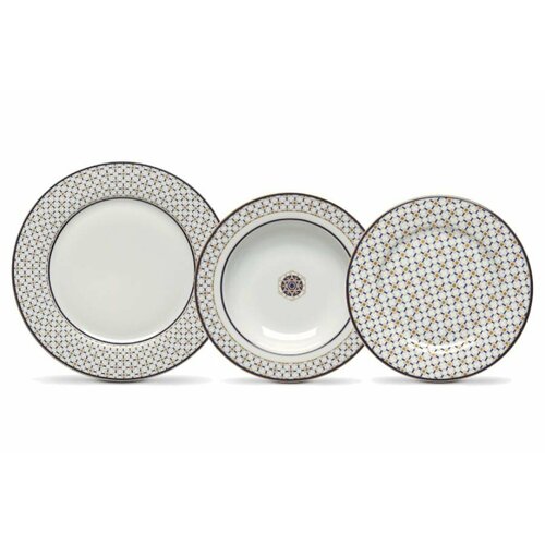 Набор обеденный Charles 6 персон 18 предметов Pozzi Milano 1876 11522₽