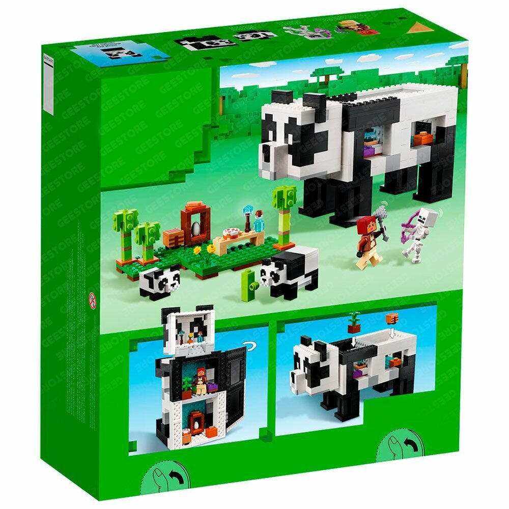 Конструктор Майнкрафт Дом панды — фото 1