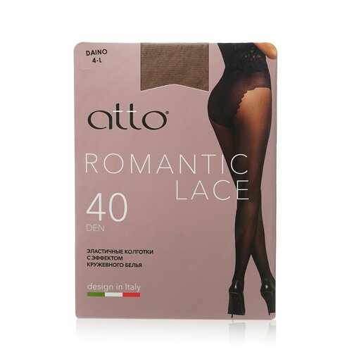 Колготки ATTO, 40 den, размер 4, бежевый