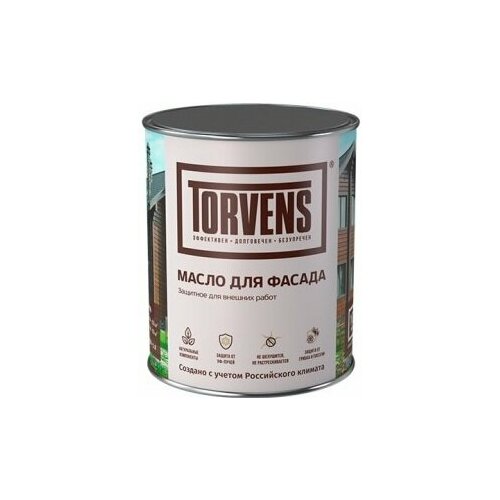 Масло для Фасада Torvens 1л Золотой Песок Защитное для Внешних Работ / Торвинс.
