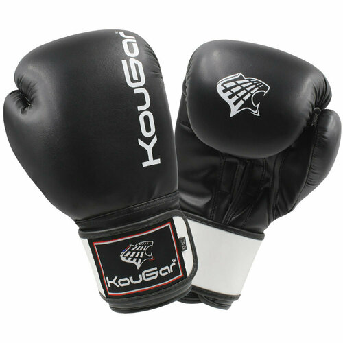фото Перчатки боксерские kougar ko400-4, 4oz, черный
