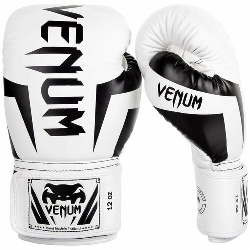 Перчатки боксерские Venum Elite Boxing Gloves 16 oz черный/белый боксерские перчатки venum elite khaki black 10 унций