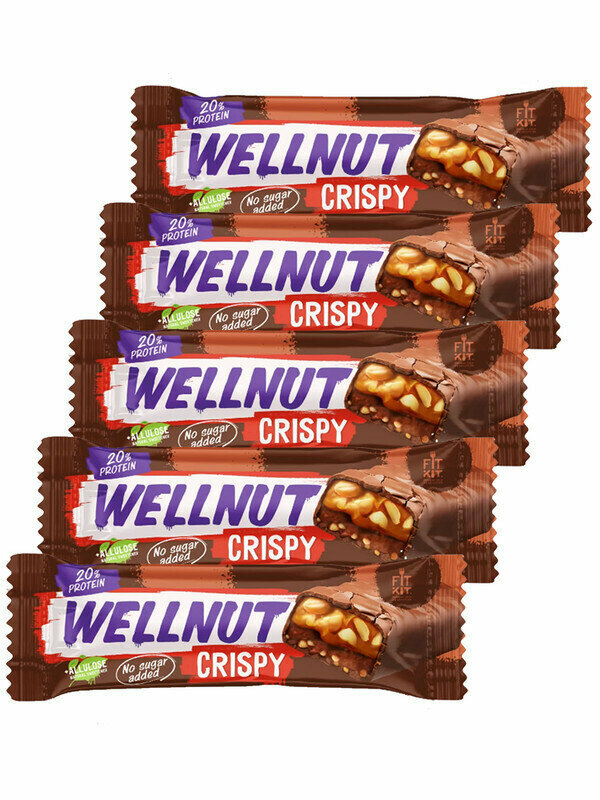 Wellnut Crispy, 5х45г