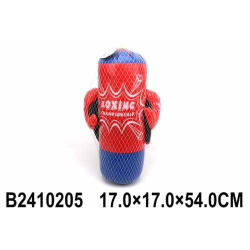 Набор Бокс (груша+перчатки) в сетке 54x17x17 см