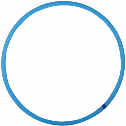 Детский обруч пластиковый для гимнастики, диаметр 80 см, цвет голубой